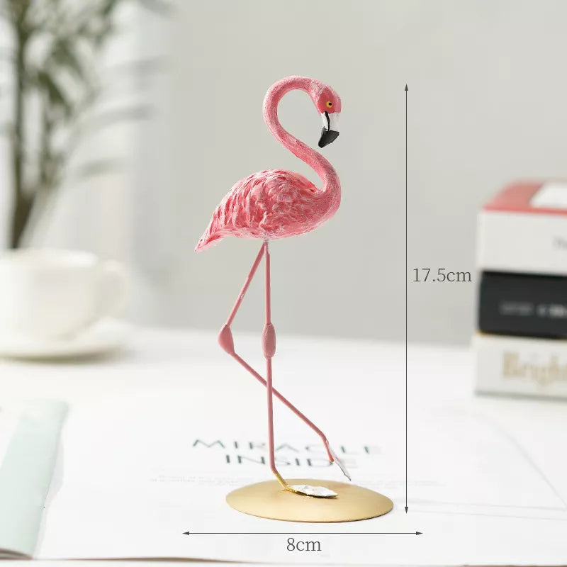 Davy | Flamingo Figurine made of Resin Modern Decoration