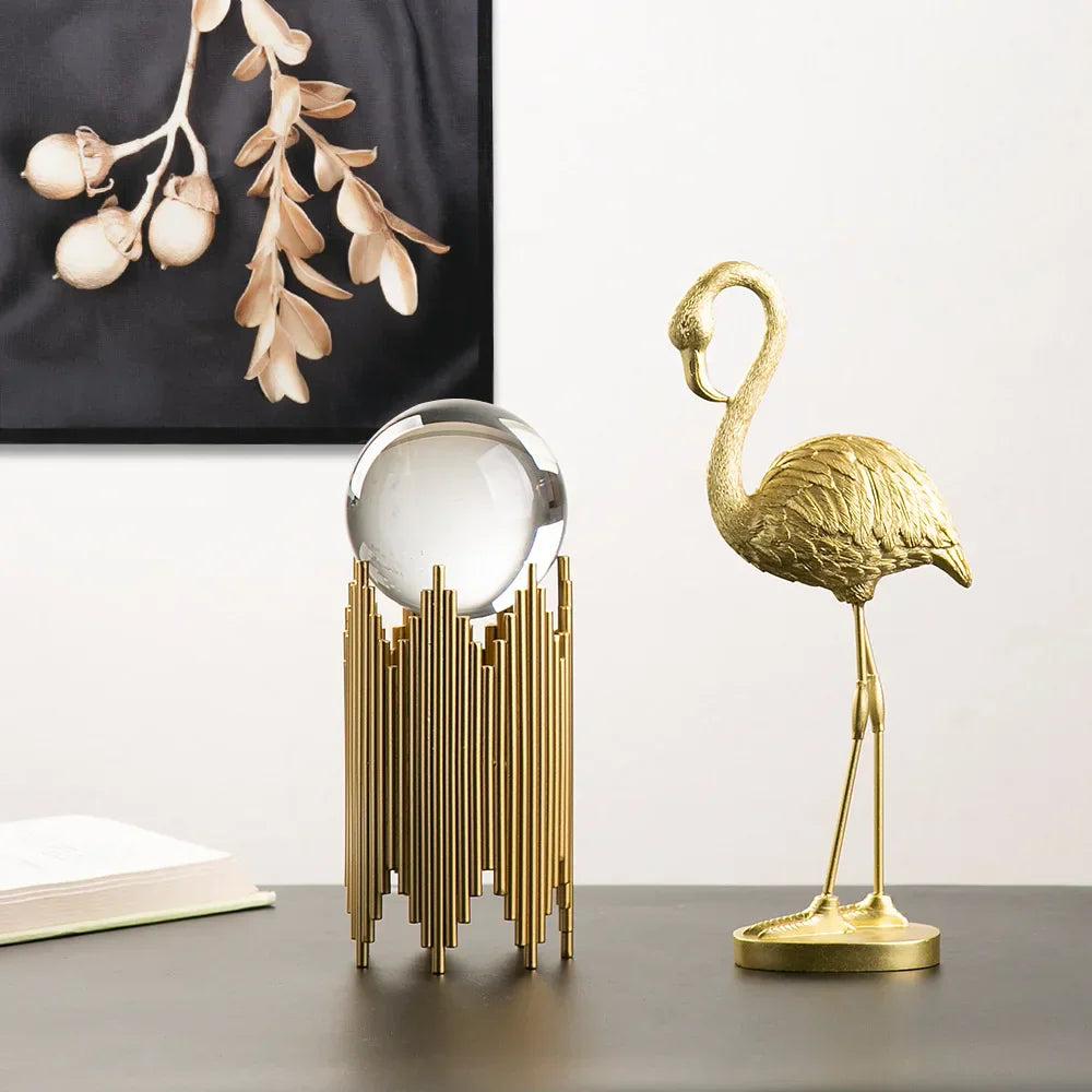 Davy | Flamingo Figurine made of Resin Modern Decoration