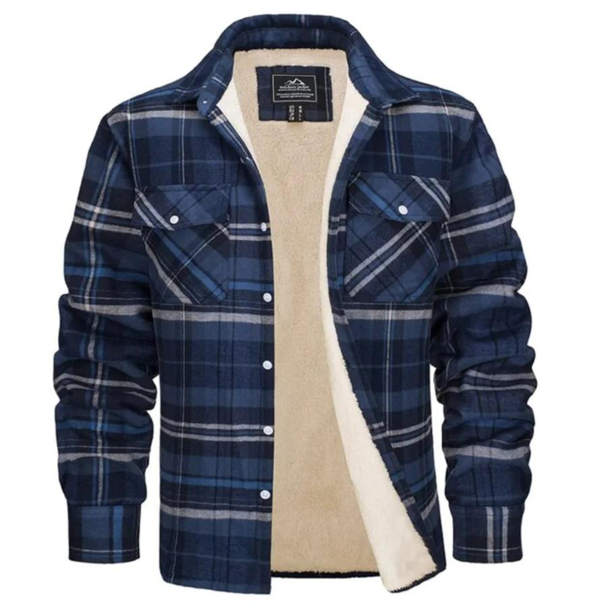 Davy Fleece-Lined Checked Jacket