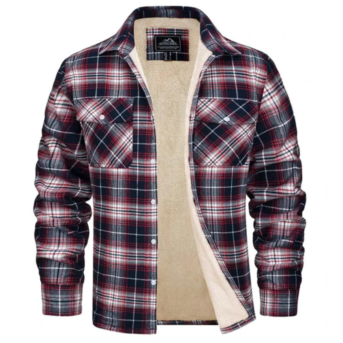 Davy Fleece-Lined Checked Jacket