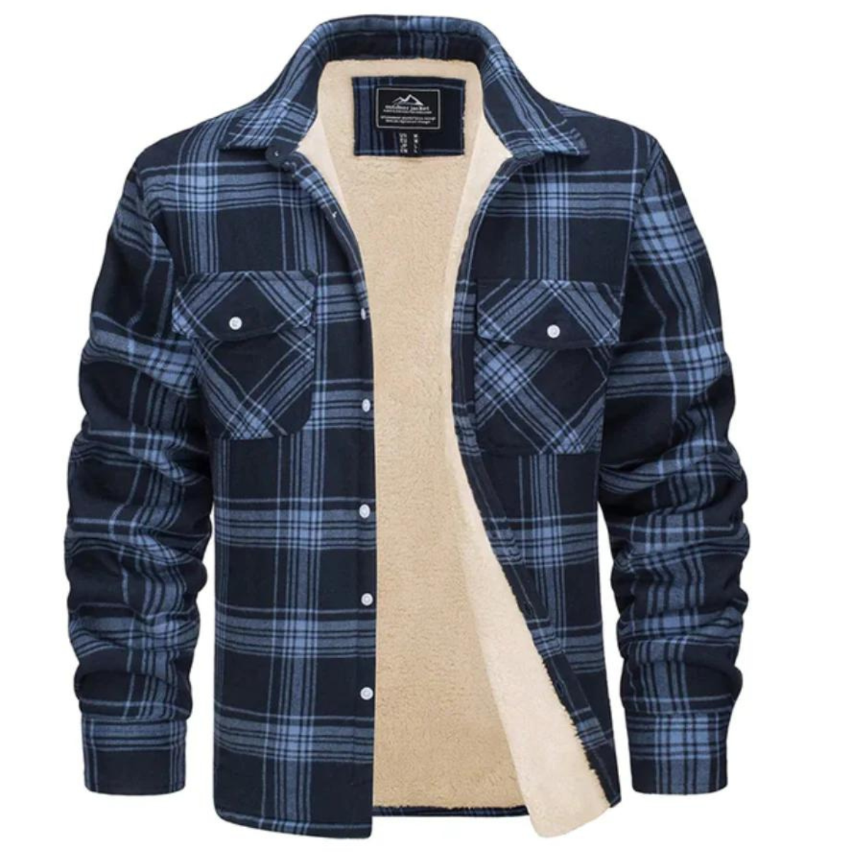Davy Fleece-Lined Checked Jacket