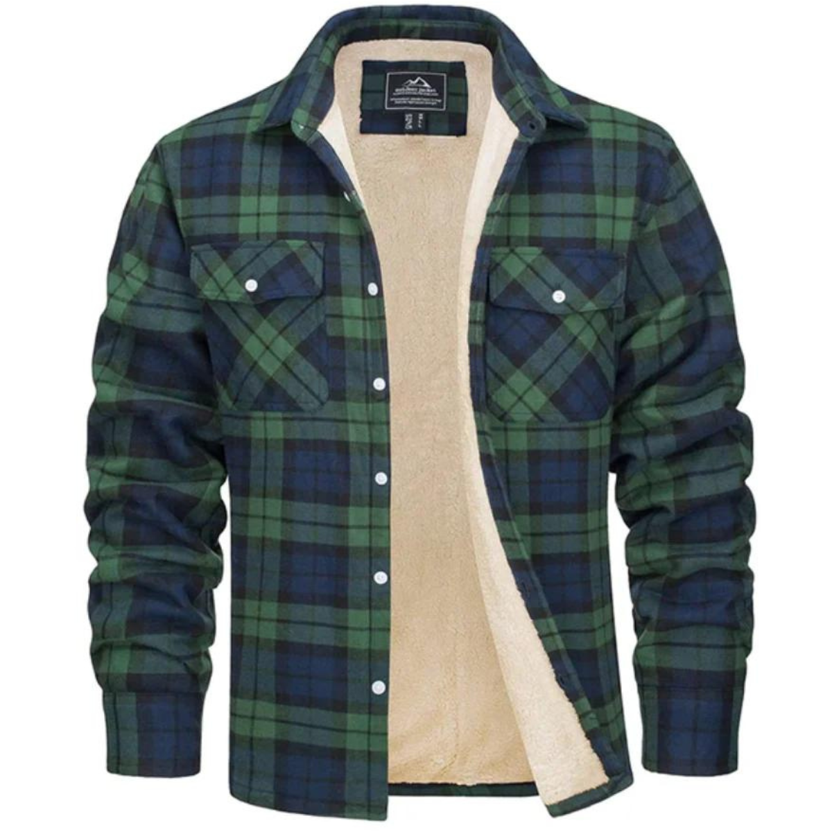 Davy Fleece-Lined Checked Jacket
