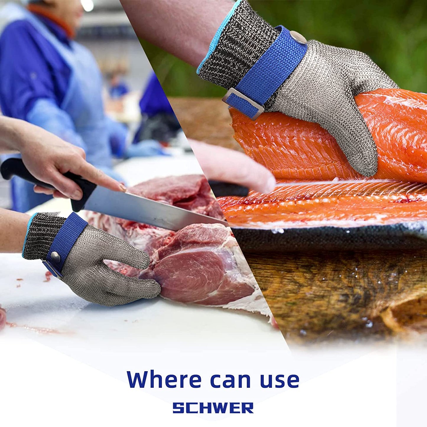 Davy | Food Grade Stainless Steel Mesh Metal Glove