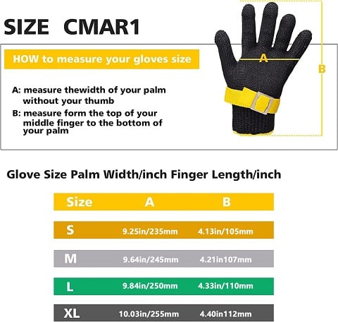 Davy | Food Grade Stainless Steel Mesh Metal Glove