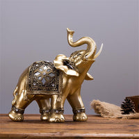 Davy | Estatua de Elefante Dorado