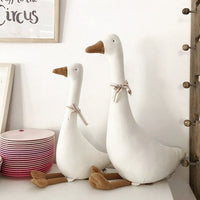 Davy | Peluche coussin en forme d'oie