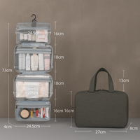 Davy | Bolsa colgante para artículos de aseo con múltiples compartimentos