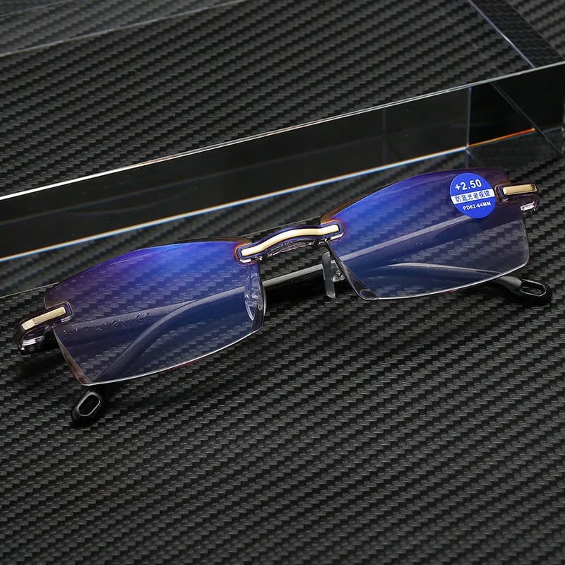 Davy | High Hardness Anti-Blue Progressive Distance and Near Range Dual-Use Reading Glasses
