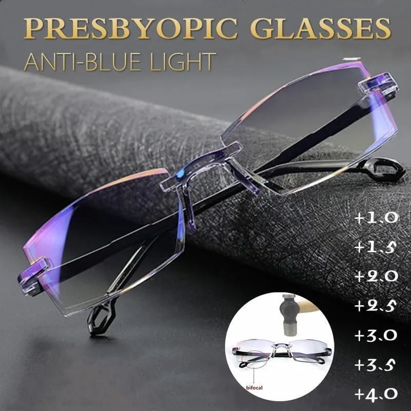 Davy | High Hardness Anti-Blue Progressive Distance and Near Range Dual-Use Reading Glasses