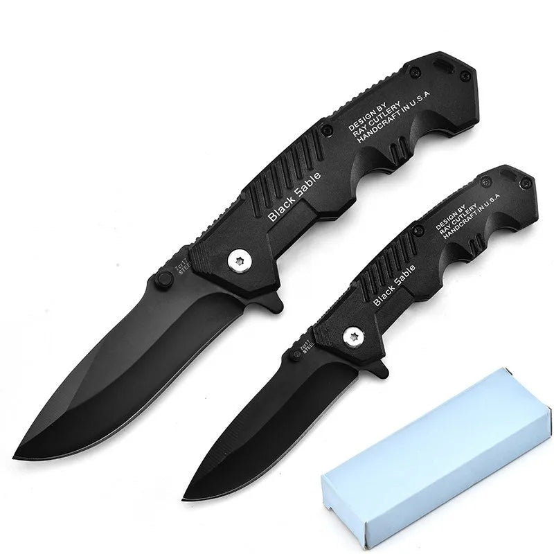 Davy | High Hardness Tactical Survival Knife - Outdoor Self-Defense EDC Tool for Camping & Hunting