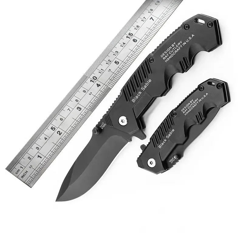 Davy | High Hardness Tactical Survival Knife - Outdoor Self-Defense EDC Tool for Camping & Hunting
