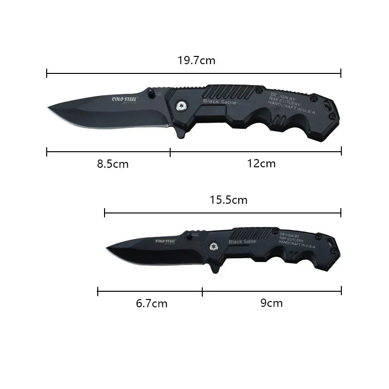Davy | High Hardness Tactical Survival Knife - Outdoor Self-Defense EDC Tool for Camping & Hunting