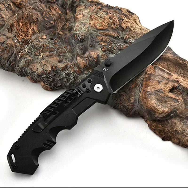 Davy | High Hardness Tactical Survival Knife - Outdoor Self-Defense EDC Tool for Camping & Hunting