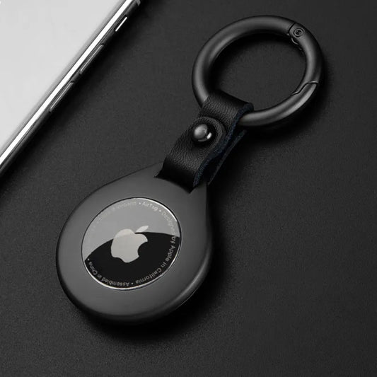 Davy | High-Quality Leather Metal Pendant Protective Case for Apple Airtags
