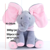 Davy | Peluche interactive éléphant cache-cache