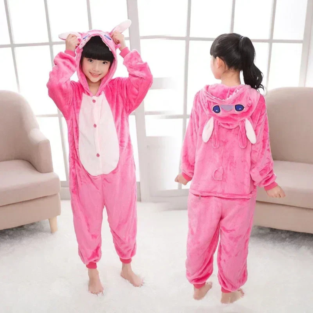 Davy | Kids Character Hooded Pajamas Jumpsuit