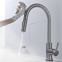 Davy | Grifo de cocina con sensor de movimiento, extraíble
