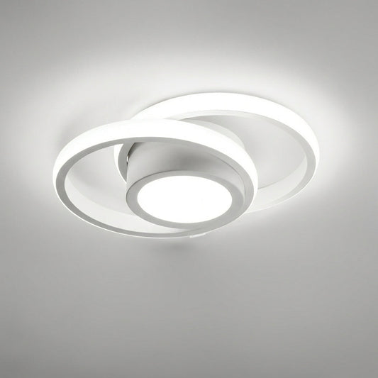 Davy | LED Ceiling Lamp with Double Ring Design
