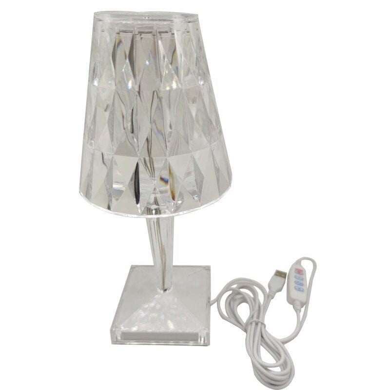 Davy | LED Crystal Table Lamp | Elegant Diamond Design