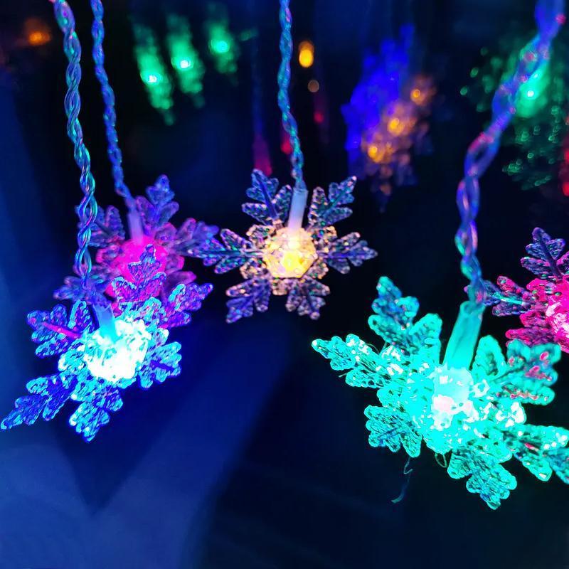 Davy | LED Curtain Light String with Snowflake | Indoor & Outdoor