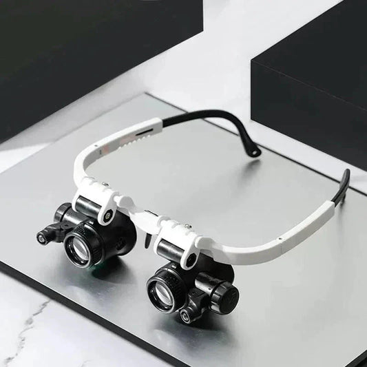 Davy | LED Magnifying Glasses with 8x, 15x, and 23x Magnification for Detailed Viewing and Precision Work