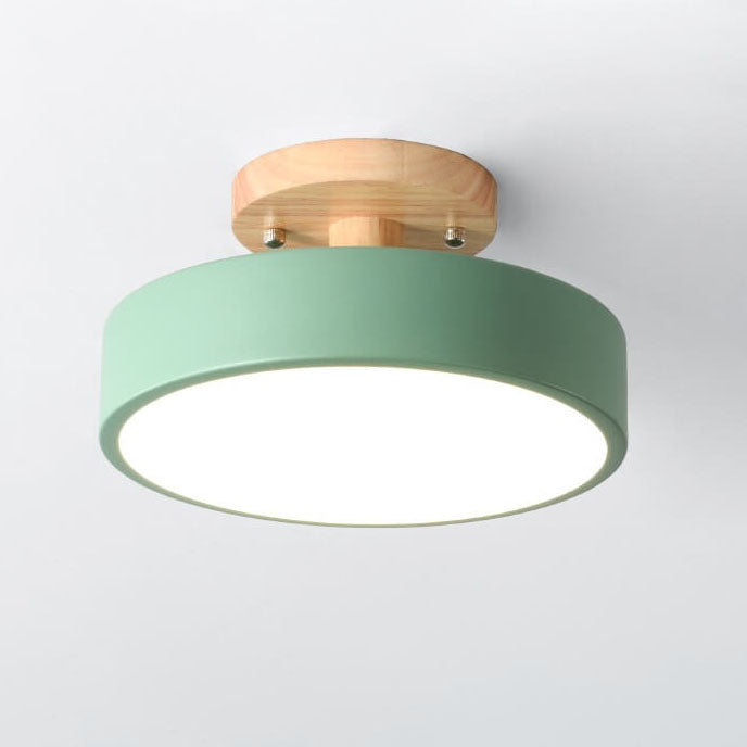 Davy LED Round Ceiling Lamp | Nordic Design | Semi-Flush Mounting | Economic Indoor Lighting