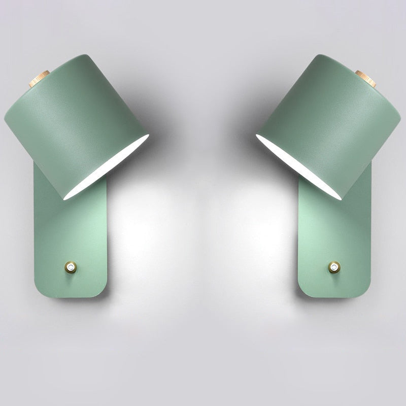 Davy | LED Wall Light with Switch | Modern Metal Design