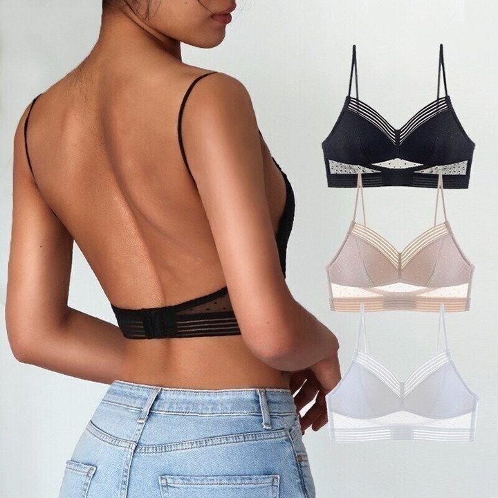 Davy | LOW BACK WIRELESS LIFTING LACE BRA