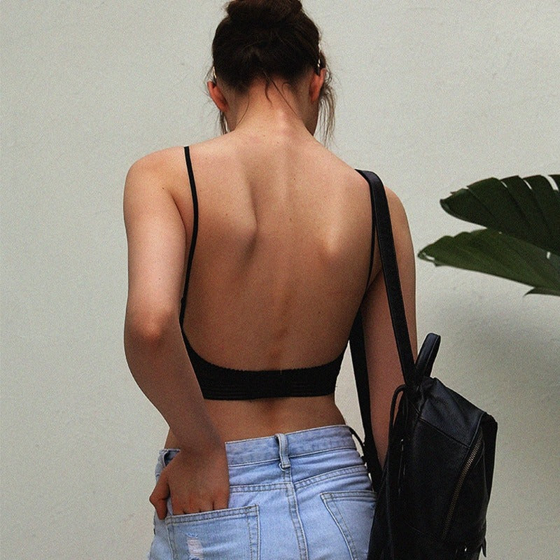 Davy | LOW BACK WIRELESS LIFTING LACE BRA