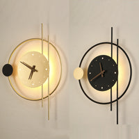 Davy | LumiClock - Horloge murale LED moderne pour éclairage stylé