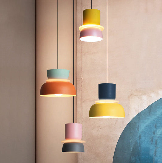 Davy | Macaron LED Pendant Light | Scandinavian Color Design