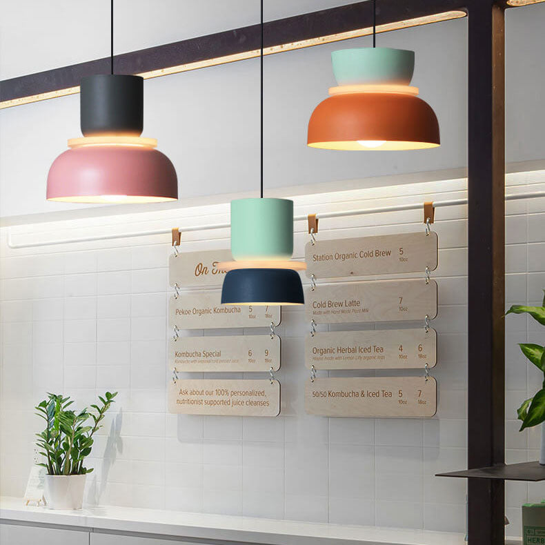 Davy | Macaron LED Pendant Light | Scandinavian Color Design