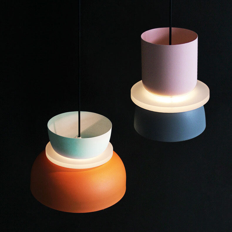 Davy | Macaron LED Pendant Light | Scandinavian Color Design