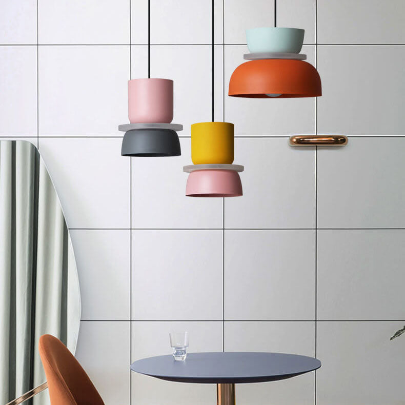 Davy | Macaron LED Pendant Light | Scandinavian Color Design