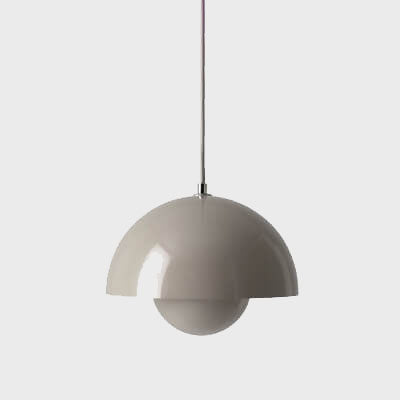 Davy | Macaron Pendant Light Hemisphere | Nordic Dome Design