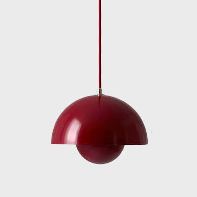 Davy | Macaron Pendant Light Hemisphere | Nordic Dome Design