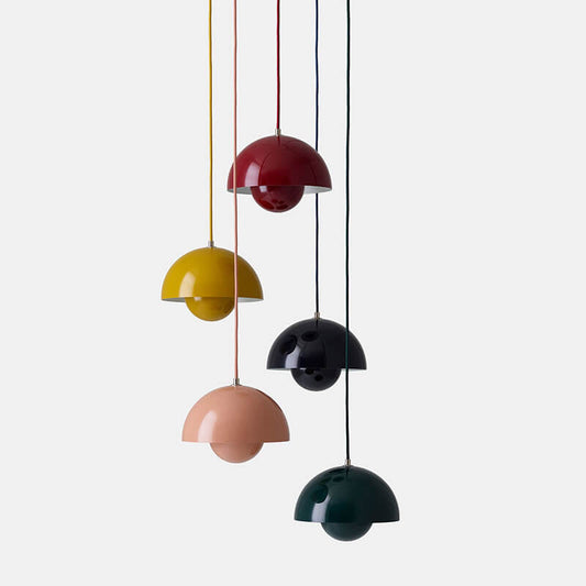 Davy | Macaron Pendant Light Hemisphere | Nordic Dome Design