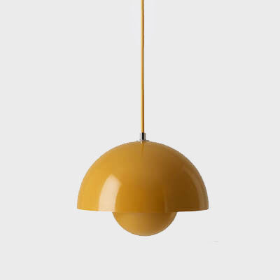 Davy | Macaron Pendant Light Hemisphere | Nordic Dome Design