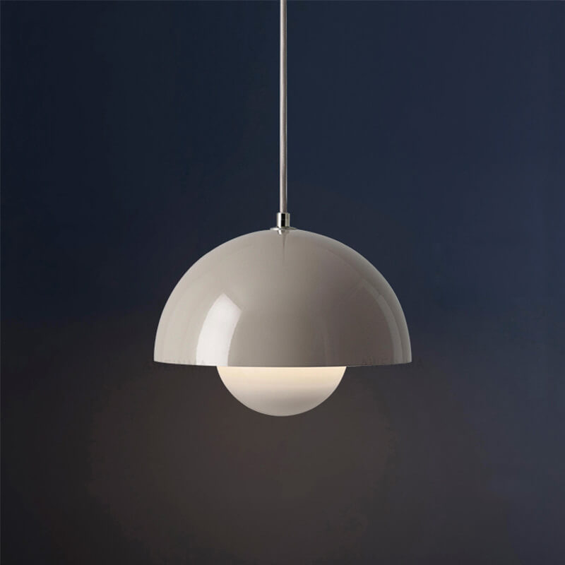 Davy | Macaron Pendant Light Hemisphere | Nordic Dome Design