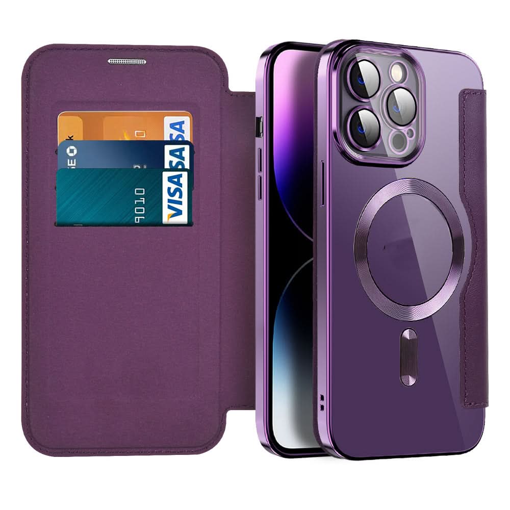 Davy | Magnetic Leather Flip Case iPhone 11–14 Series