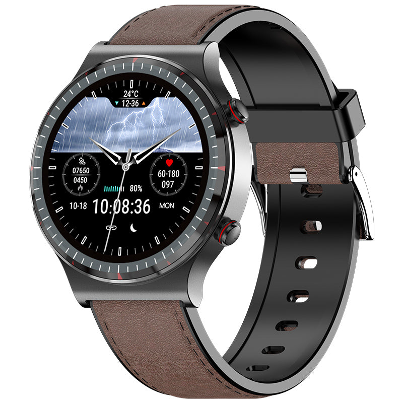 Davy | Medical EKG Smartwatch | CFDA Certified | 512Hz High-Precision Biosensor | SpO2 & Heart Rate Monitoring | AI-Based Breathing Analysis | IP67 Waterproof