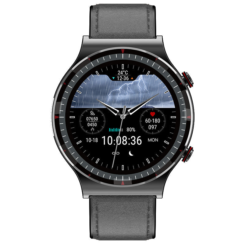 Davy | Medical EKG Smartwatch | CFDA Certified | 512Hz High-Precision Biosensor | SpO2 & Heart Rate Monitoring | AI-Based Breathing Analysis | IP67 Waterproof