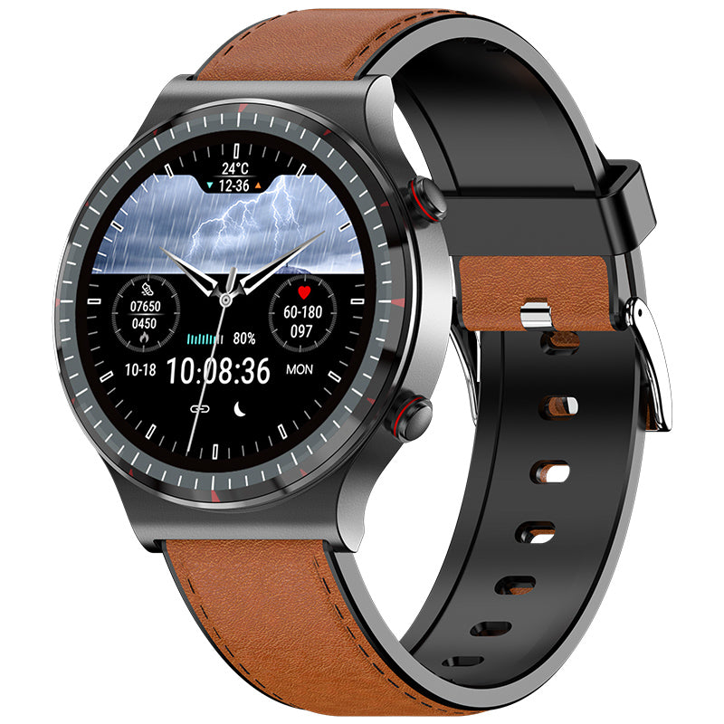 Davy | Medical EKG Smartwatch | CFDA Certified | 512Hz High-Precision Biosensor | SpO2 & Heart Rate Monitoring | AI-Based Breathing Analysis | IP67 Waterproof