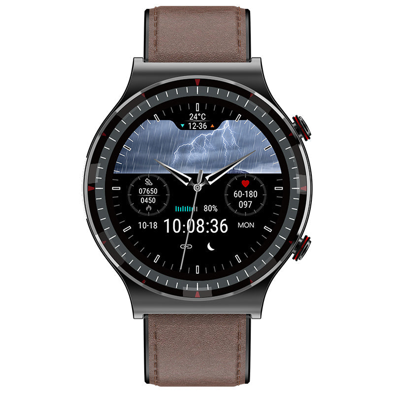 Davy | Medical EKG Smartwatch | CFDA Certified | 512Hz High-Precision Biosensor | SpO2 & Heart Rate Monitoring | AI-Based Breathing Analysis | IP67 Waterproof