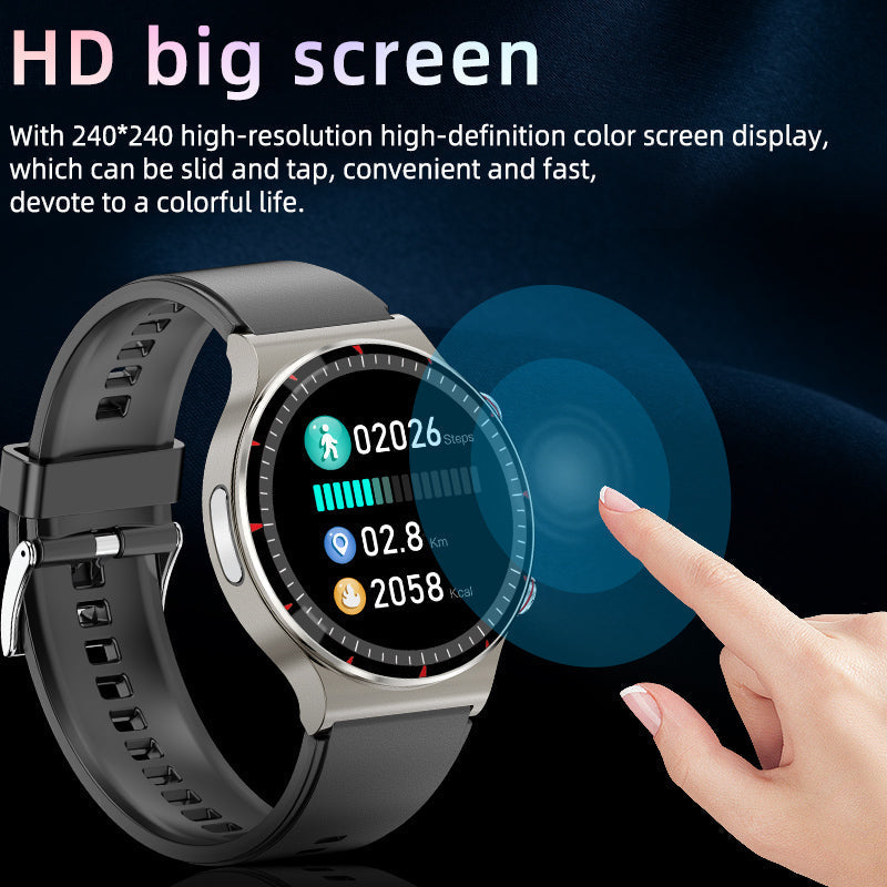 Davy | Medical EKG Smartwatch | CFDA Certified | 512Hz High-Precision Biosensor | SpO2 & Heart Rate Monitoring | AI-Based Breathing Analysis | IP67 Waterproof