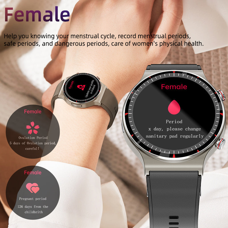 Davy | Medical EKG Smartwatch | CFDA Certified | 512Hz High-Precision Biosensor | SpO2 & Heart Rate Monitoring | AI-Based Breathing Analysis | IP67 Waterproof