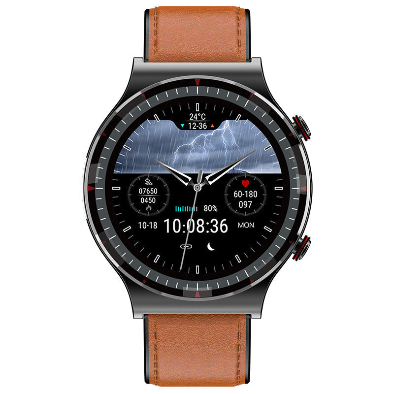 Davy | Medical EKG Smartwatch | CFDA Certified | 512Hz High-Precision Biosensor | SpO2 & Heart Rate Monitoring | AI-Based Breathing Analysis | IP67 Waterproof