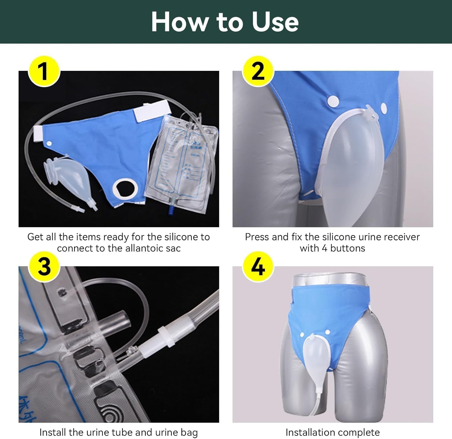 Davy | Medical grade portable reusable urine drainage bag