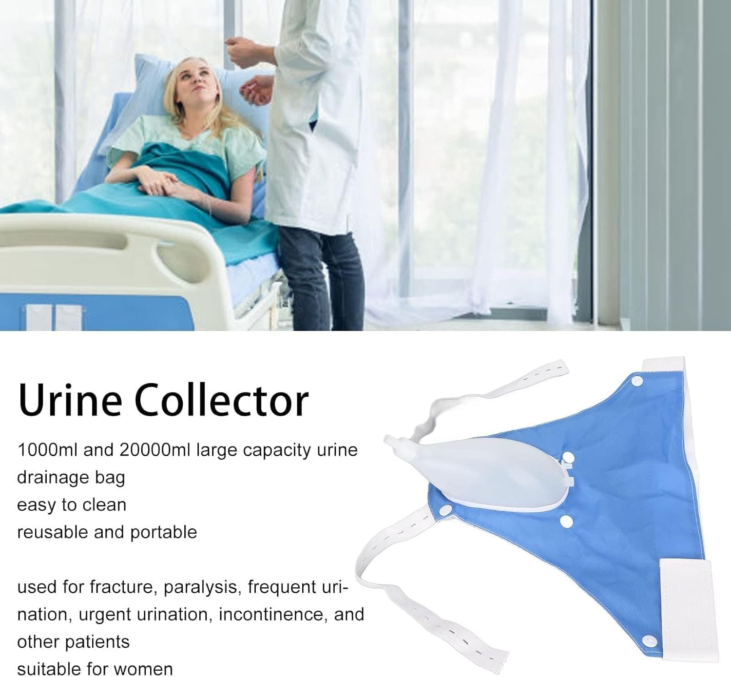 Davy | Medical grade portable reusable urine drainage bag