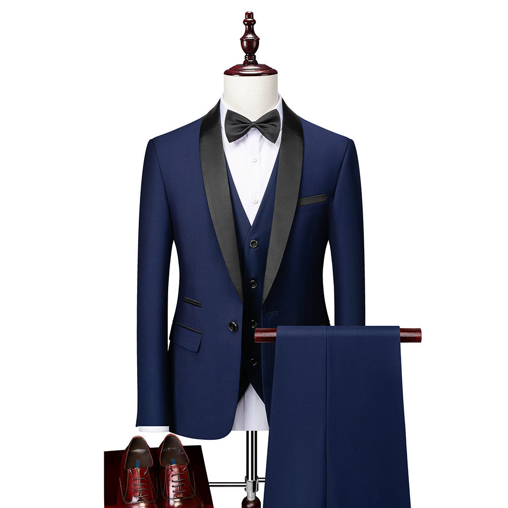 Davy | Men's 3-Piece Shawl Lapel Suit
